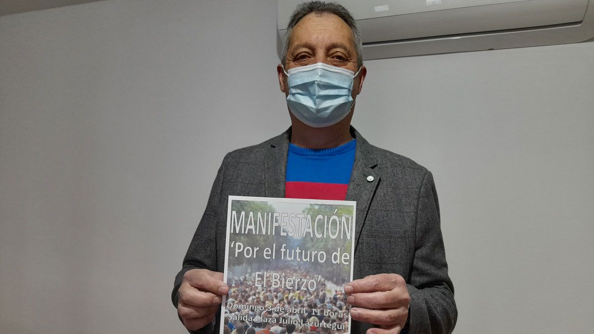 Antonio López es el coordinador de esta acción de protesta que se realizará en Ponferrada. | MAR IGLESIAS