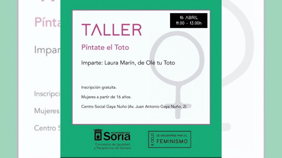 Cartel de las jornadas feministas en Soria. | ICAL