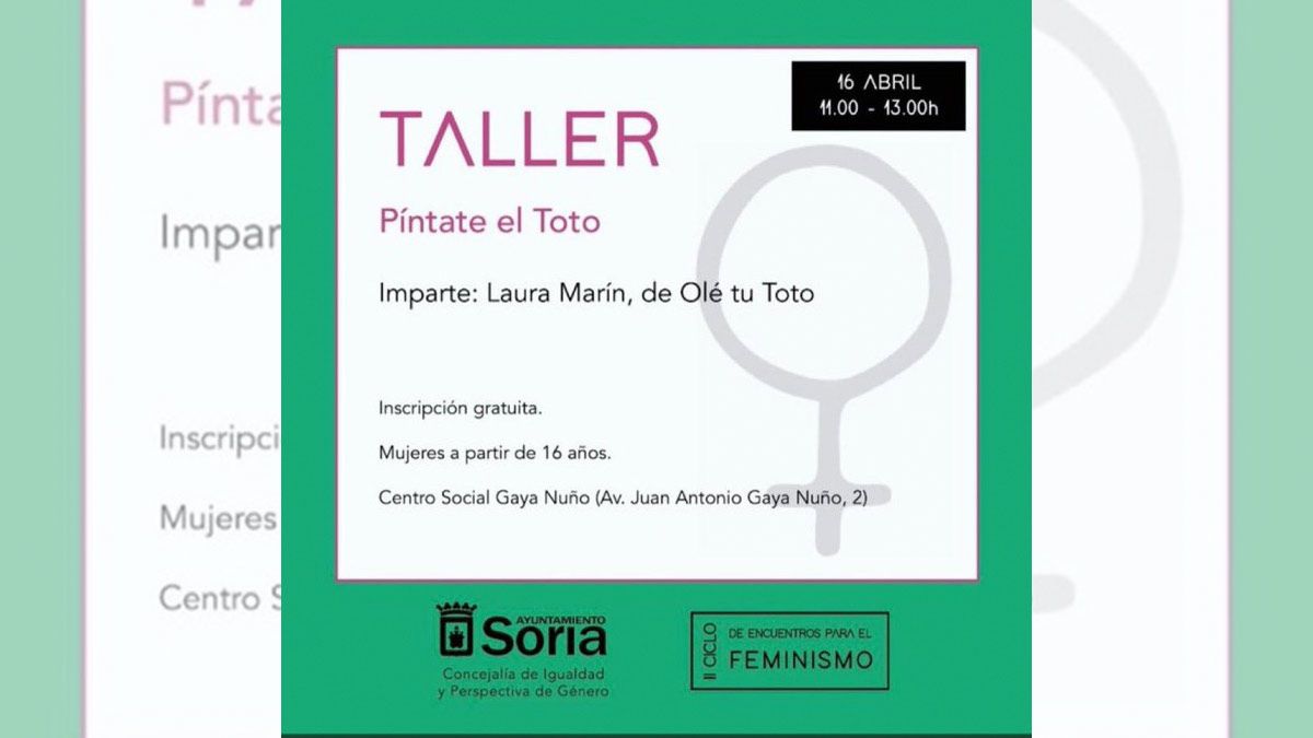 Cartel de las jornadas feministas en Soria. | ICAL Cartel de las jornadas feministas en Soria. | ICAL