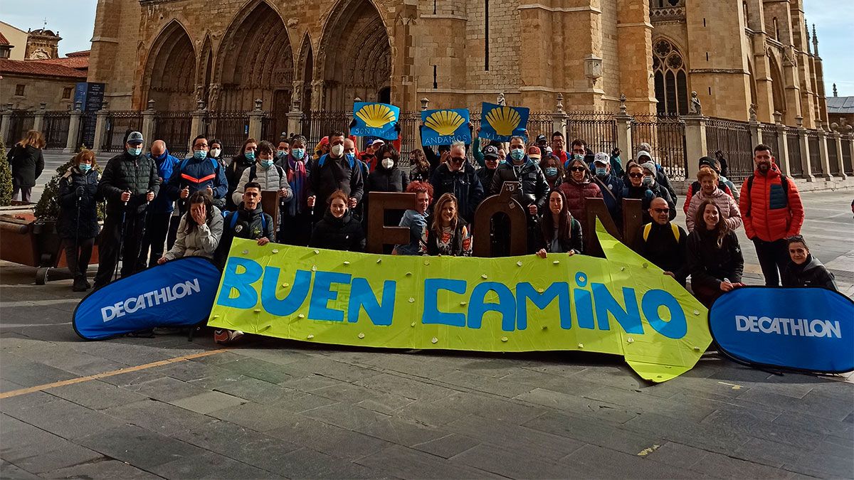 Instantes antes del inicio de la marcha. | L.N.C.