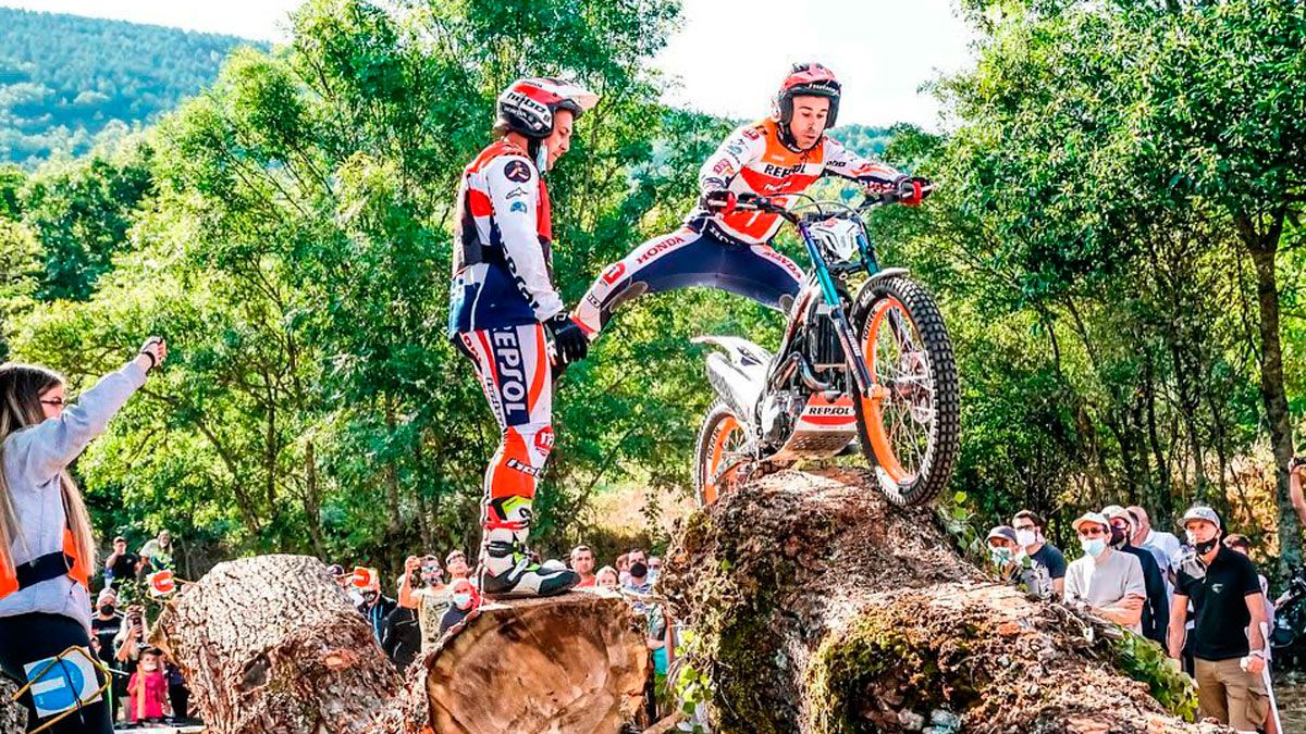 Bou, durante el Mundial de Pobladura del año pasado. | HONDA RACING Bou, durante el Mundial de Pobladura del año pasado. | HONDA RACING