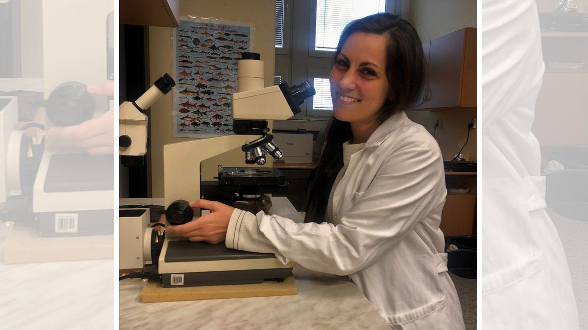 María Amparo Picard Sánchez investigando en un laboratorio. | L.N.C.