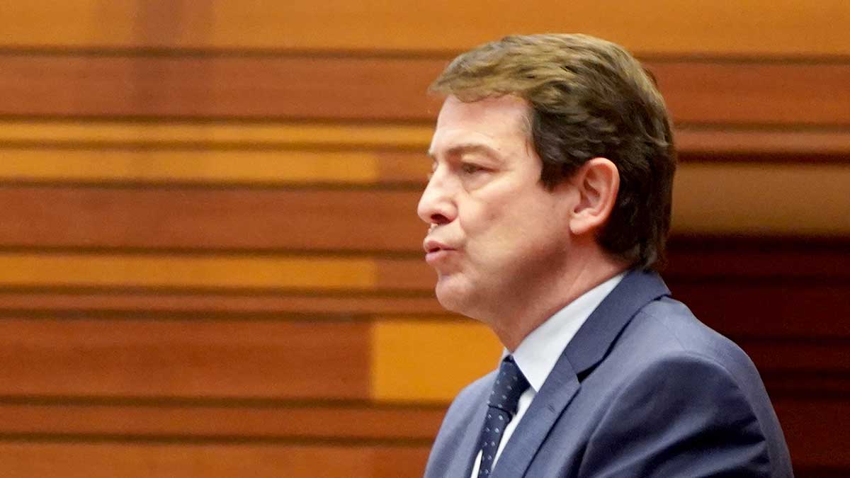 Fernández Mañueco durante su investidura. | ICAL