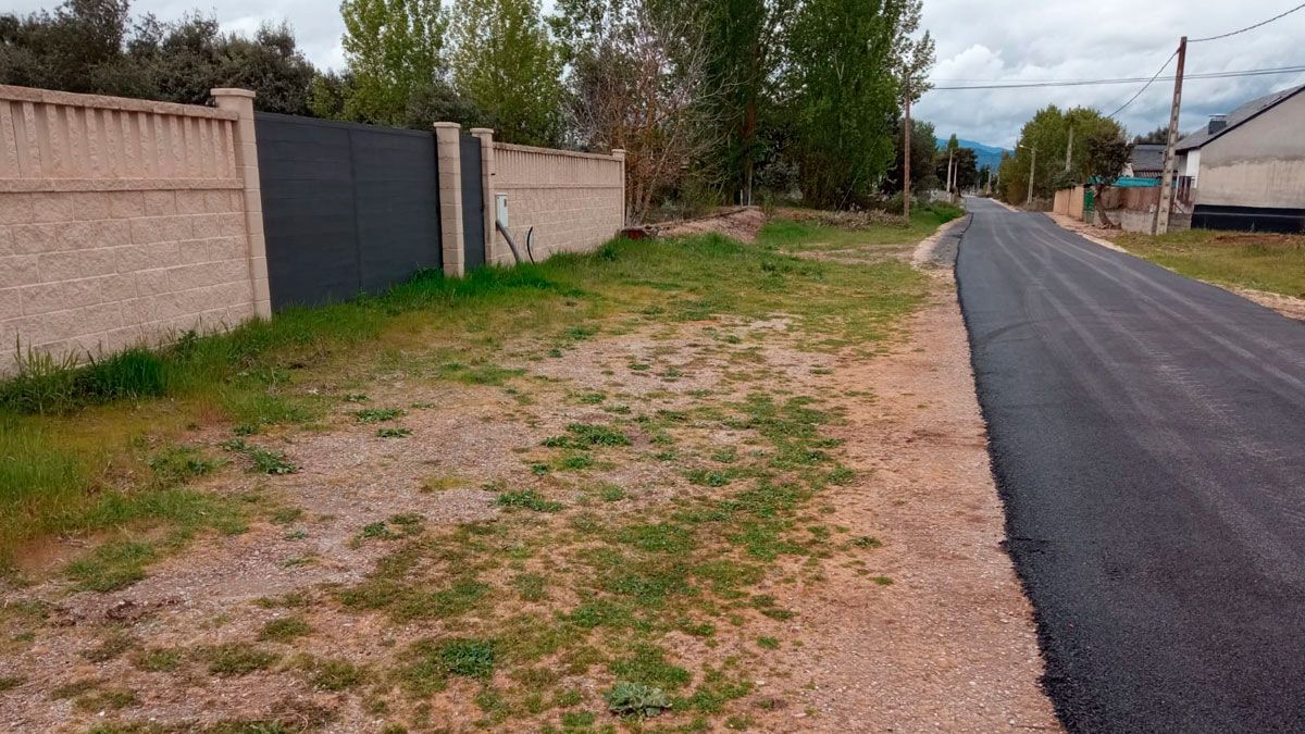 La calle en cuestión denunciada por Bierzo Ya.