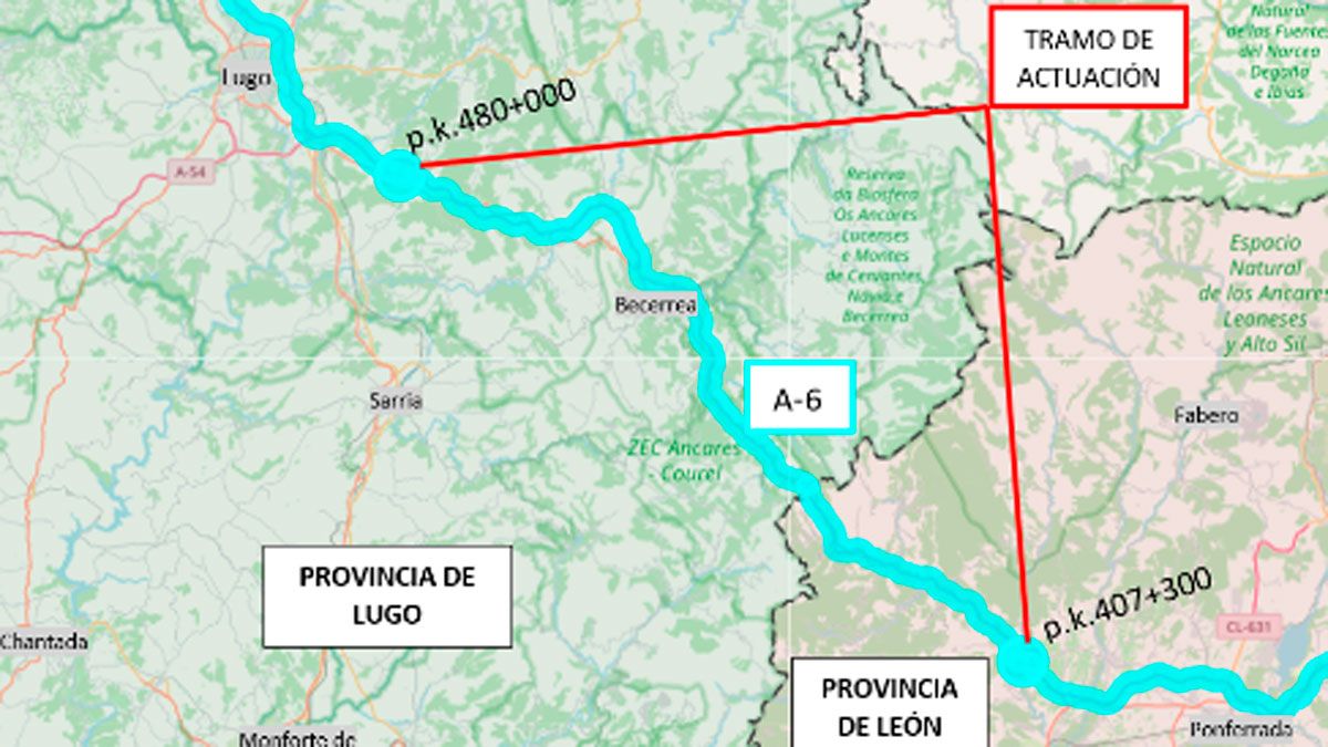 Situación de la obra en el mapa.