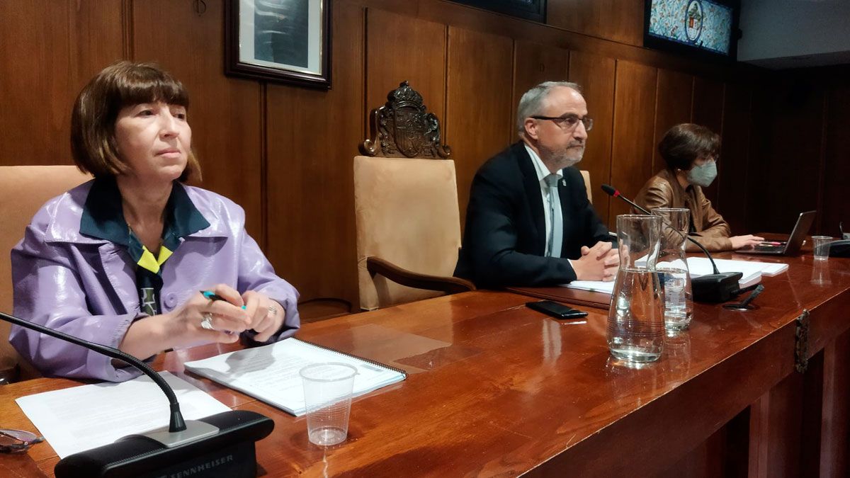 Imagen del pleno en el Ayuntamiento de Ponferrada.