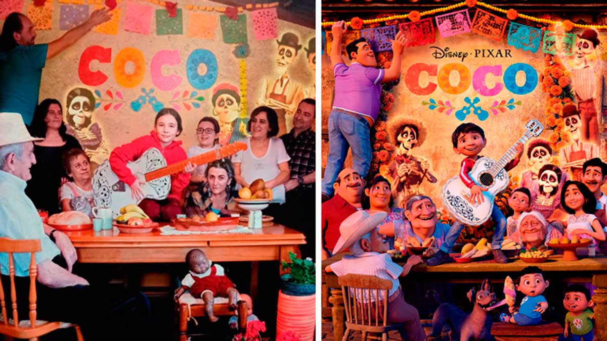 Recreación de 'Coco', el cartel ganador. | L.N.C. Recreación de 'Coco', el cartel ganador. | L.N.C.