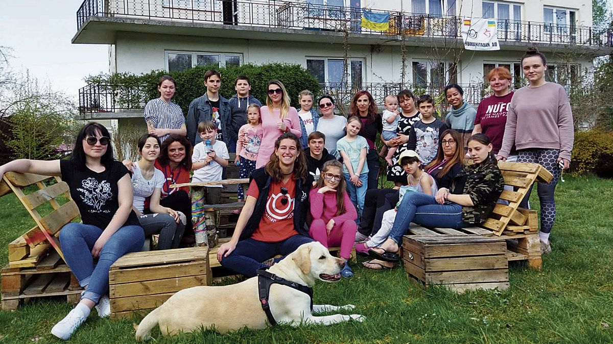 Una psicóloga leonesa ha gestionado un "hotel de las madres", una iniciativa humanitaria para madres con niños que huyen de la guerra. | L.N.C.