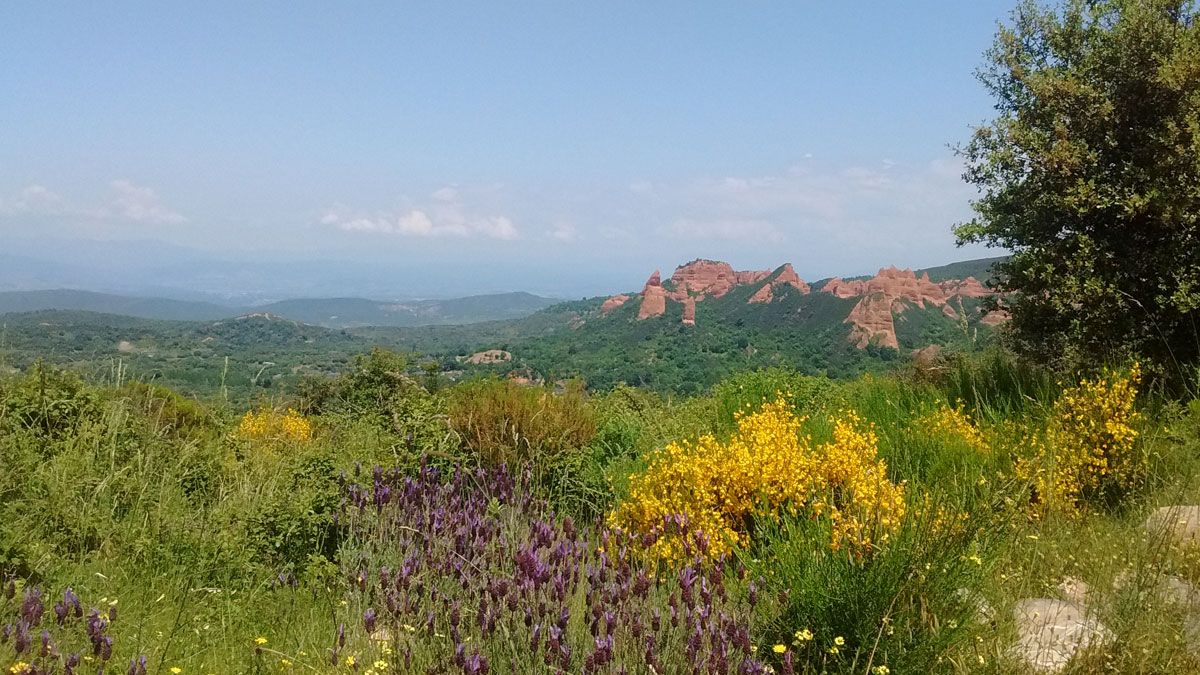 Mirador de Pedrices, uno de los parajes más interesantes del Monumento Natural de Las Médulas.
