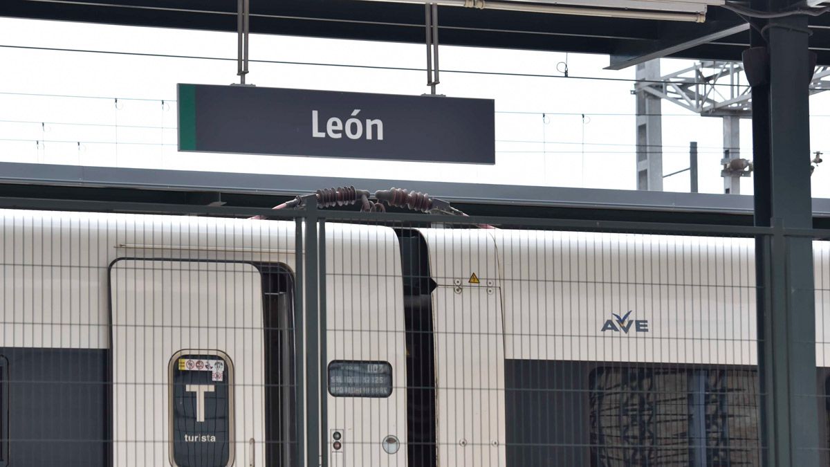 Imagen de archivo de la estación de trenes de la ciudad de León. | SAÚL ARÉN