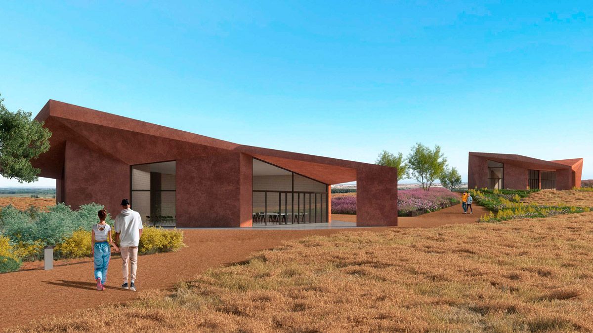 Imagen virtual del Centro Arqueológico de Lancia.