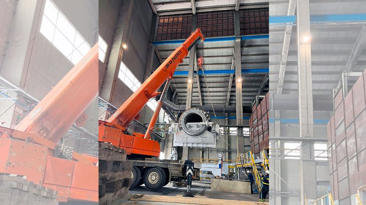 Instalación del nuevo horno de fundición en LatemAluminium. | ICAL Instalación del nuevo horno de fundición en LatemAluminium. | ICAL