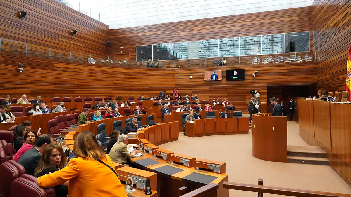 Sesión celebrada este miércoles en las Cortes de Castilla y León. | ICAL