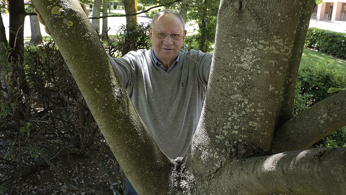 El presidente del Sindicato Central del Embalse de Barrios de Luna, Ángel González Quintanilla. | MAURICIO PEÑA