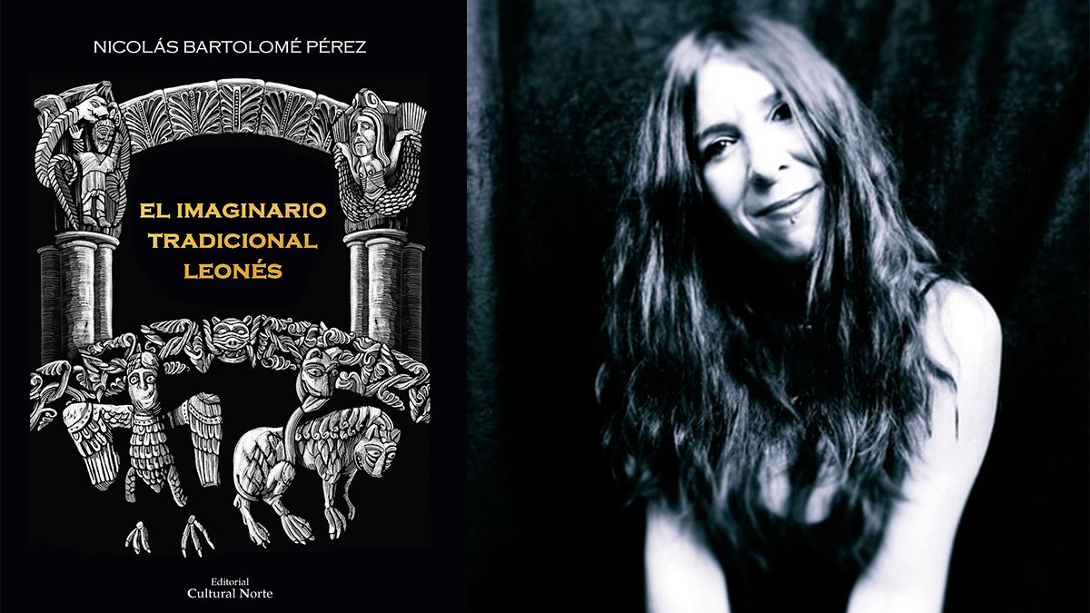 Los dos protagonistas de la última jornada, el imaginario tradicional leonés y Alicia Más. | L.N.C. Los dos protagonistas de la última jornada, el imaginario tradicional leonés y Alicia Más. | L.N.C.