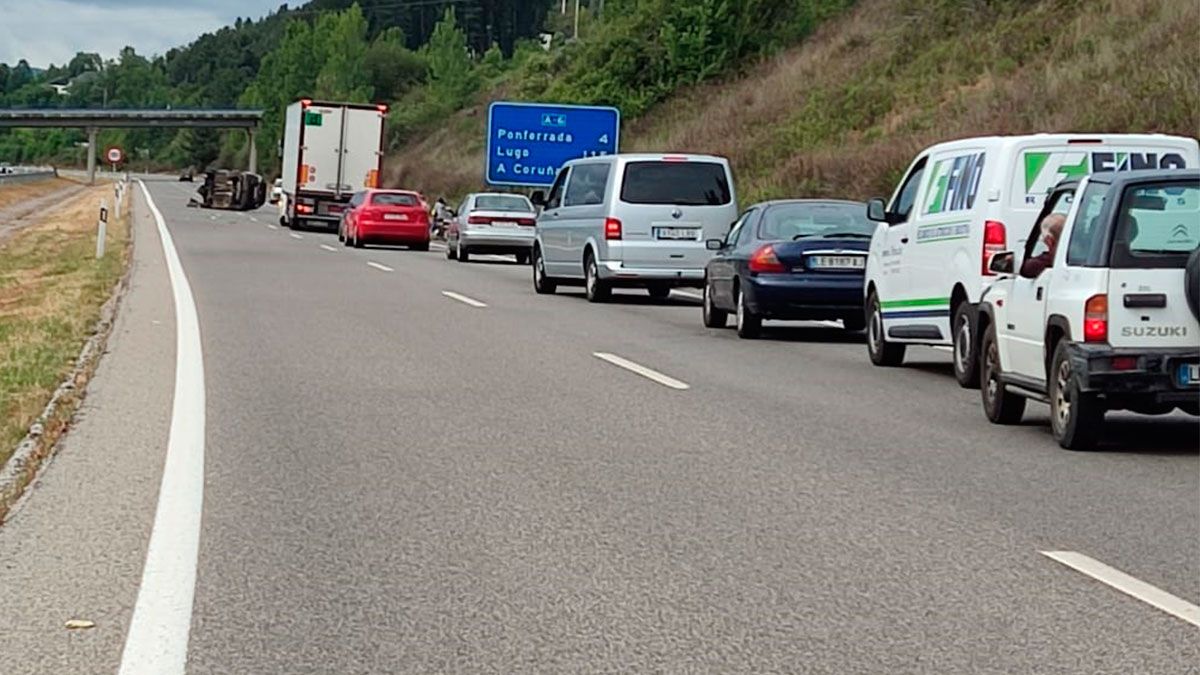 Autovía a la altura de Congosto. Autovía a la altura de Congosto.