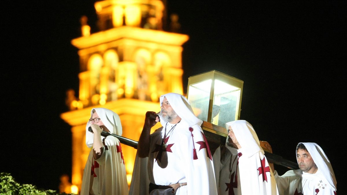 Imágenes de la Noche Templaria en Ponferrada. | ICAL