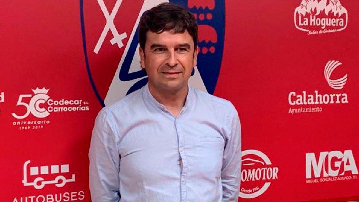 Docampo, durante su etapa como técnico del Calahorra. | CALAHORRA