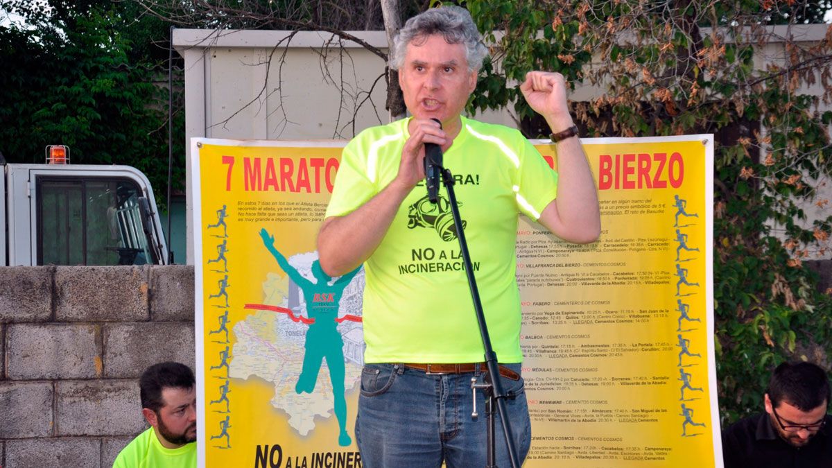 Canedo en una de las principales manifestaciones de BAL que consiguió una fuerza social inaudita hasta entonces.