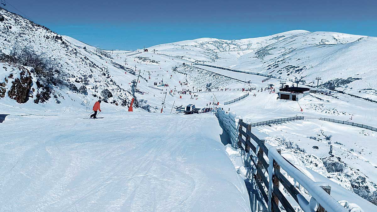 La estación invernal y de esquí Leitariegos-Valle de Laciana en una imagen de archivo. | L.N.C.