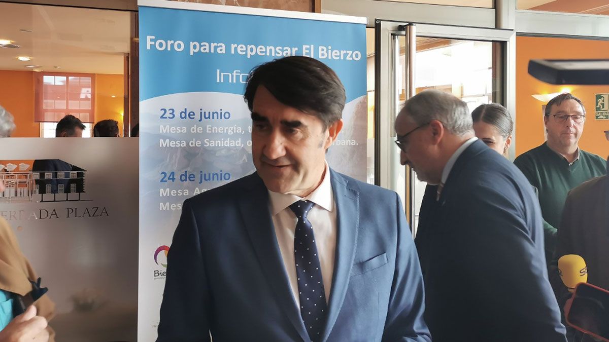Suárez-Quiñones en su visita a Ponferrada | J.F.