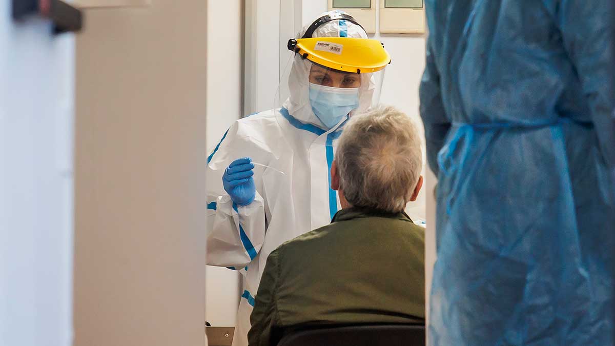 Imagen de archivo de una prueba diagnóstica de coronavirus. | ICAL