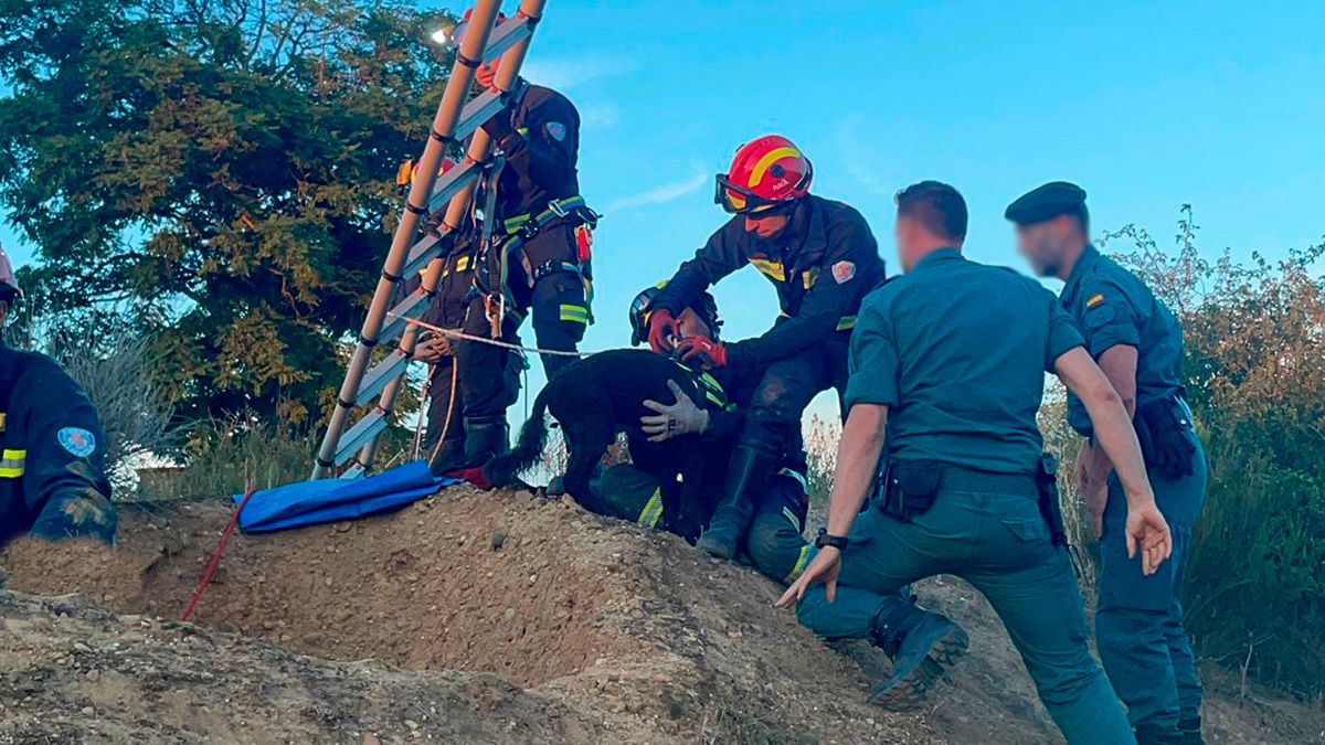 Imágenes del rescate. | BOMBEROS AYTO. LEÓN