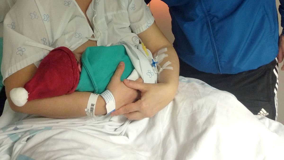 Imagen de archivo de un recién nacido en León. | L.N.C.