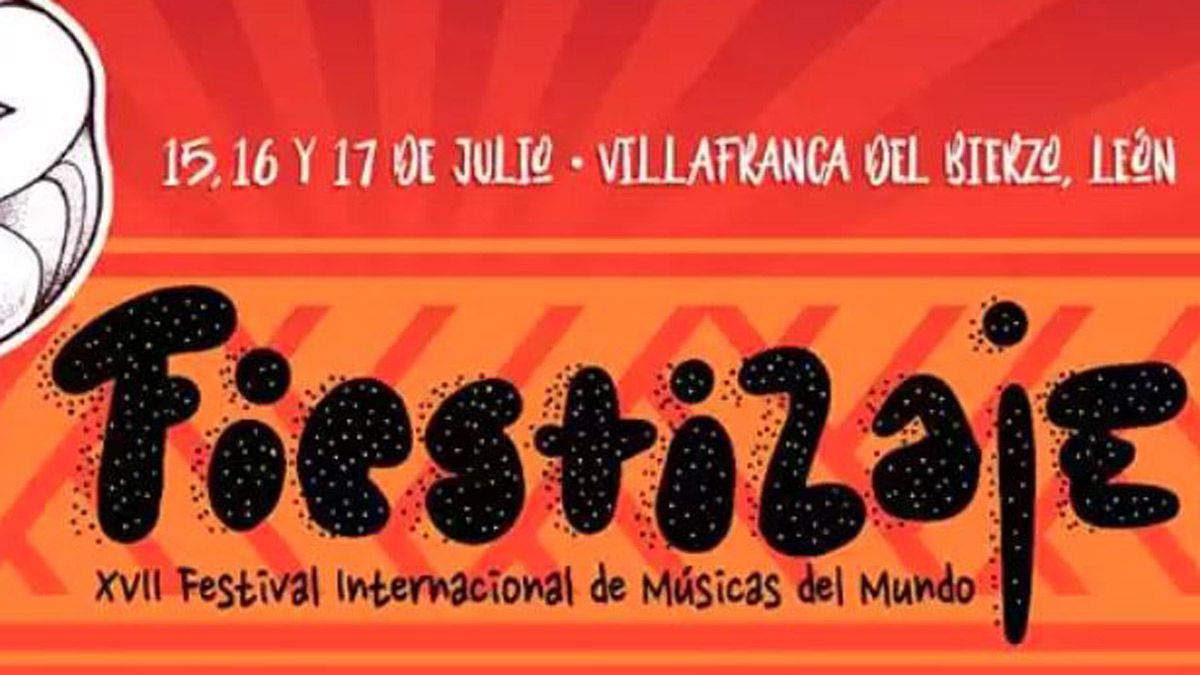 Imagen del cartel de la XVIII edición del Fiestizaje que se celebrará este fin de semana en VIllafranca del Bierzo.