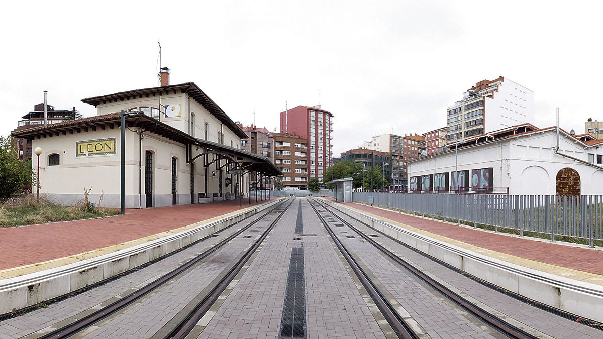 Estación de Matallana en el centro de León.