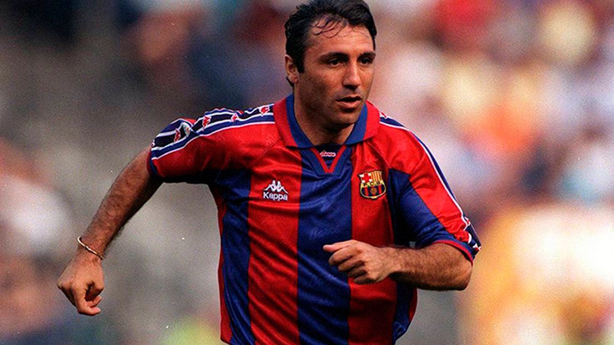 Stoichkov, en su etapa como jugador del Barcelona. | COLGADOSPORELFUTBOL Stoichkov, en su etapa como jugador del Barcelona. | COLGADOSPORELFUTBOL
