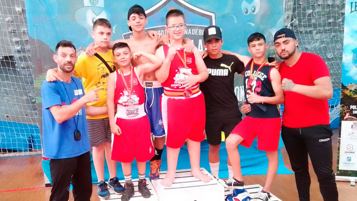 Imagen de los medallistas leoneses en el Campeonato. | L.N.C. Imagen de los medallistas leoneses en el Campeonato. | L.N.C.