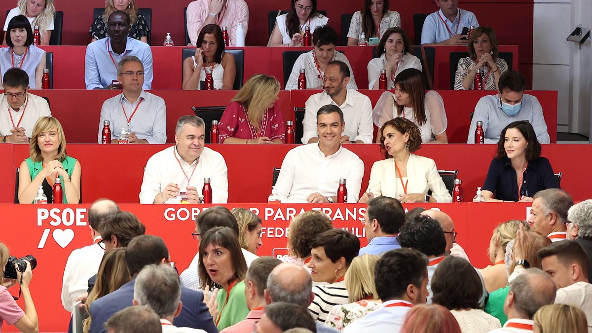 Reunión de un Comité Federal extraordinario del PSOE en una imagen de archivo. | ICAL Reunión de un Comité Federal extraordinario del PSOE en una imagen de archivo. | ICAL