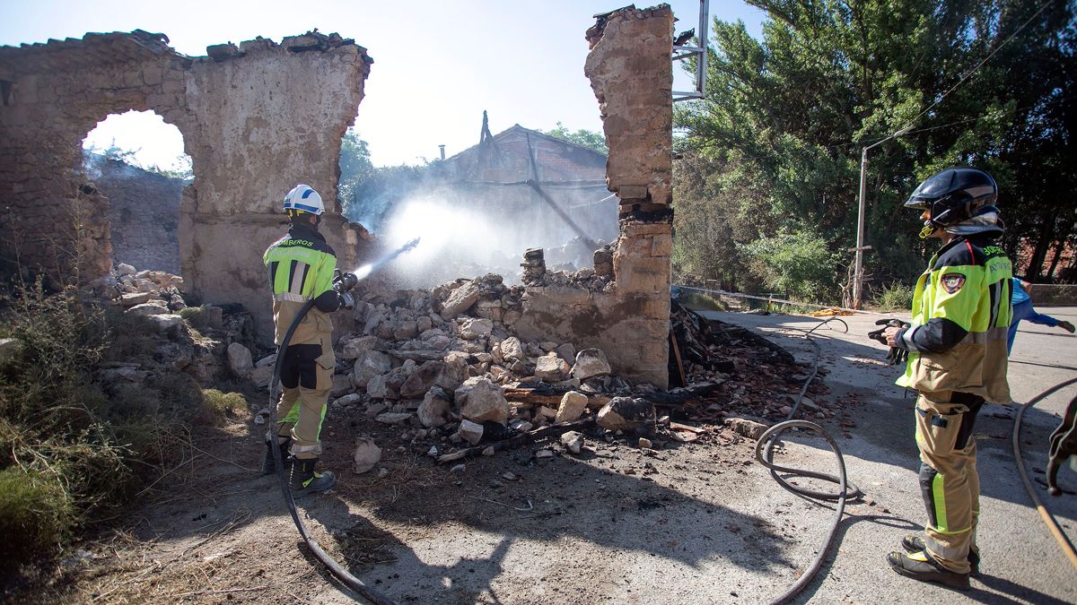 Efectos del incendio en la comarca de Arlanza. | ICAL