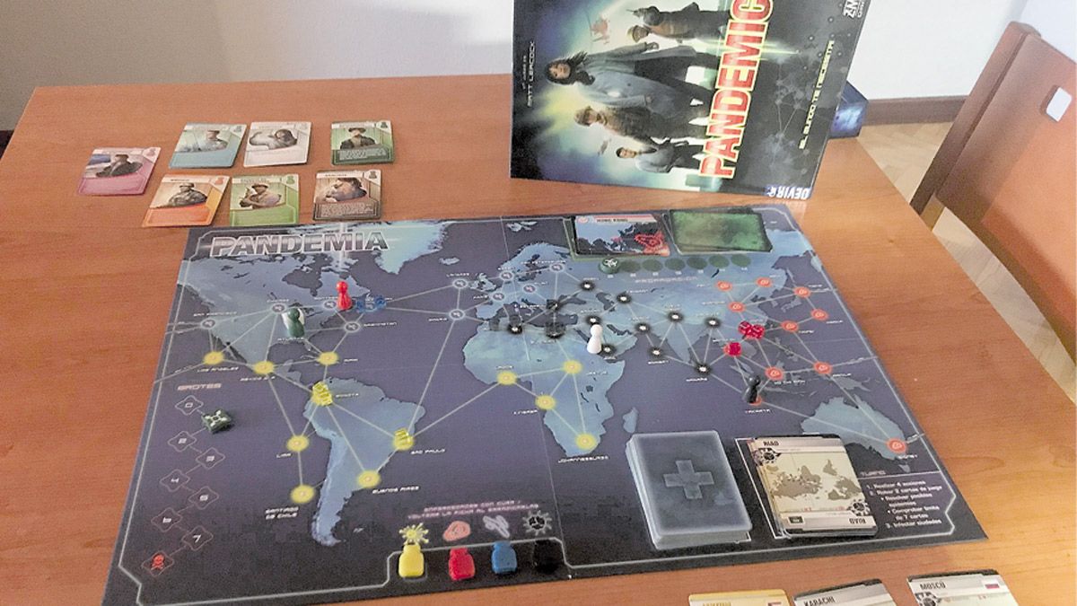 Imagen del tablero durante una partida al pandemia | J.C.