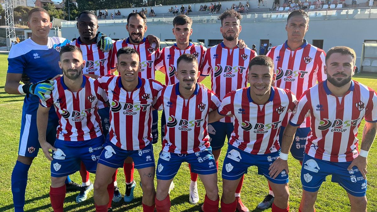 Once inicial que presentó el Atlético Bembibre durante uno de sus encuentros amistosos de pretemporada. | ATCO BEMBIBRE