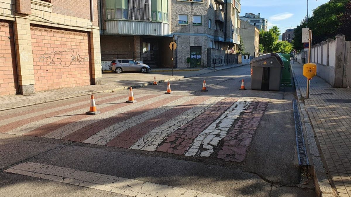 Paso de peatones de Ponferrada