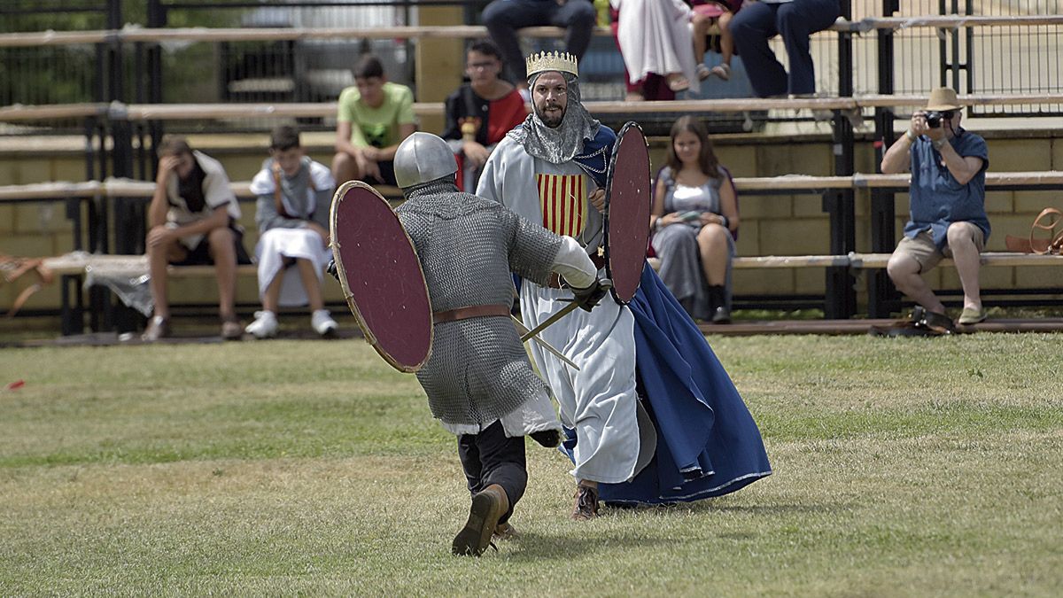 La jornada de ayer acogió la recreación de la batalla. | SAÚL ARÉN