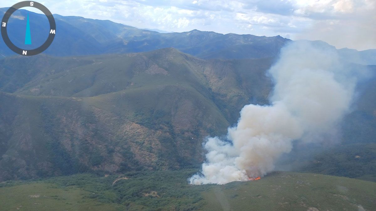 Incendio en Quintana de Fuseros. | NATURALEZA CYL