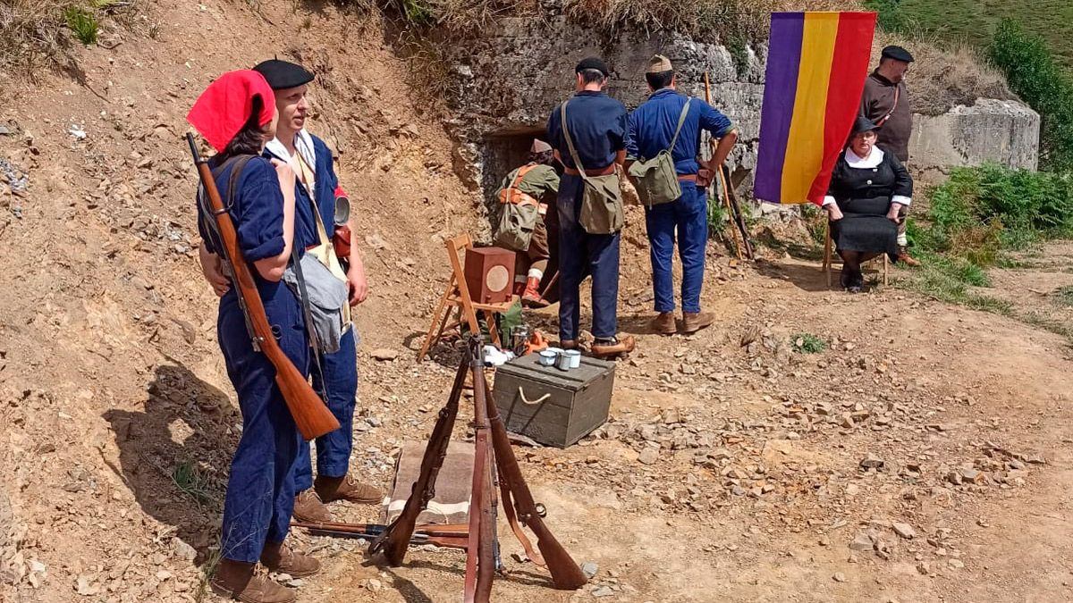 Recreación histórica ‘Los Fortines de Tarna’, interpretada este pasado sábado. | L.N.C.