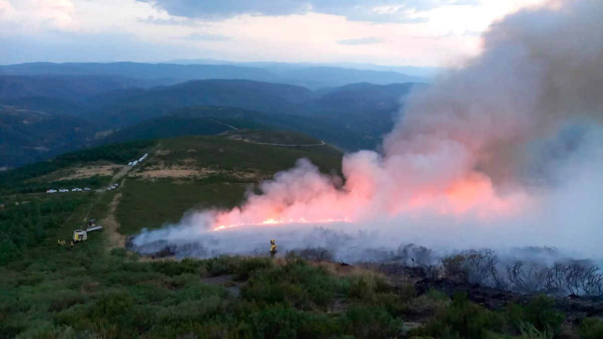 Incendio de Quintana de Fuseros. | BRIF TABUYO