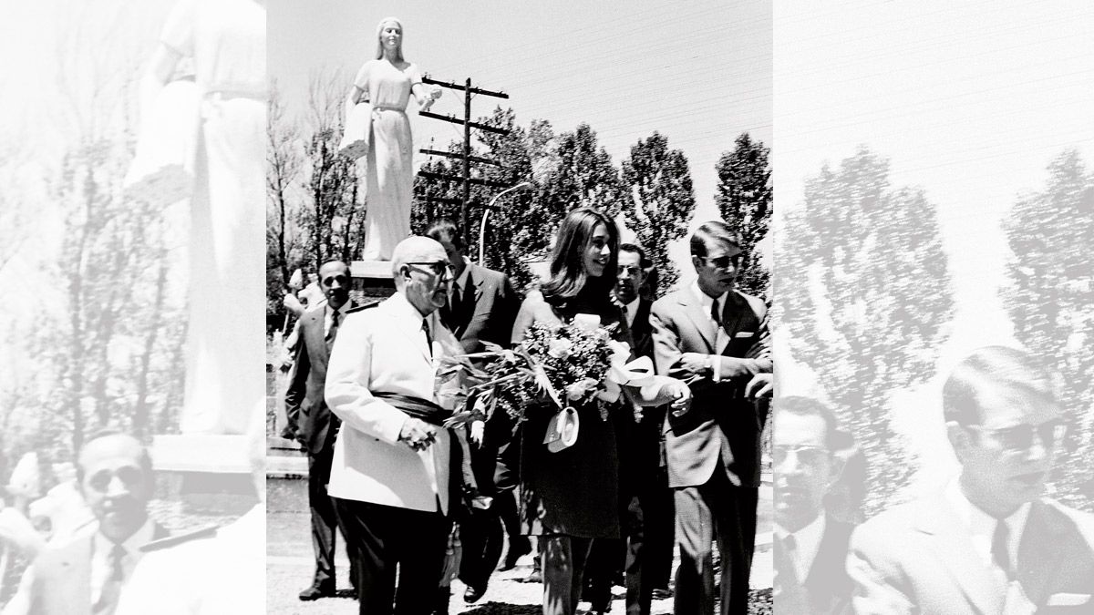 ‘La nietísima’ fue la auténtica ‘reina’ de la inauguración. | FERNANDO RUBIO