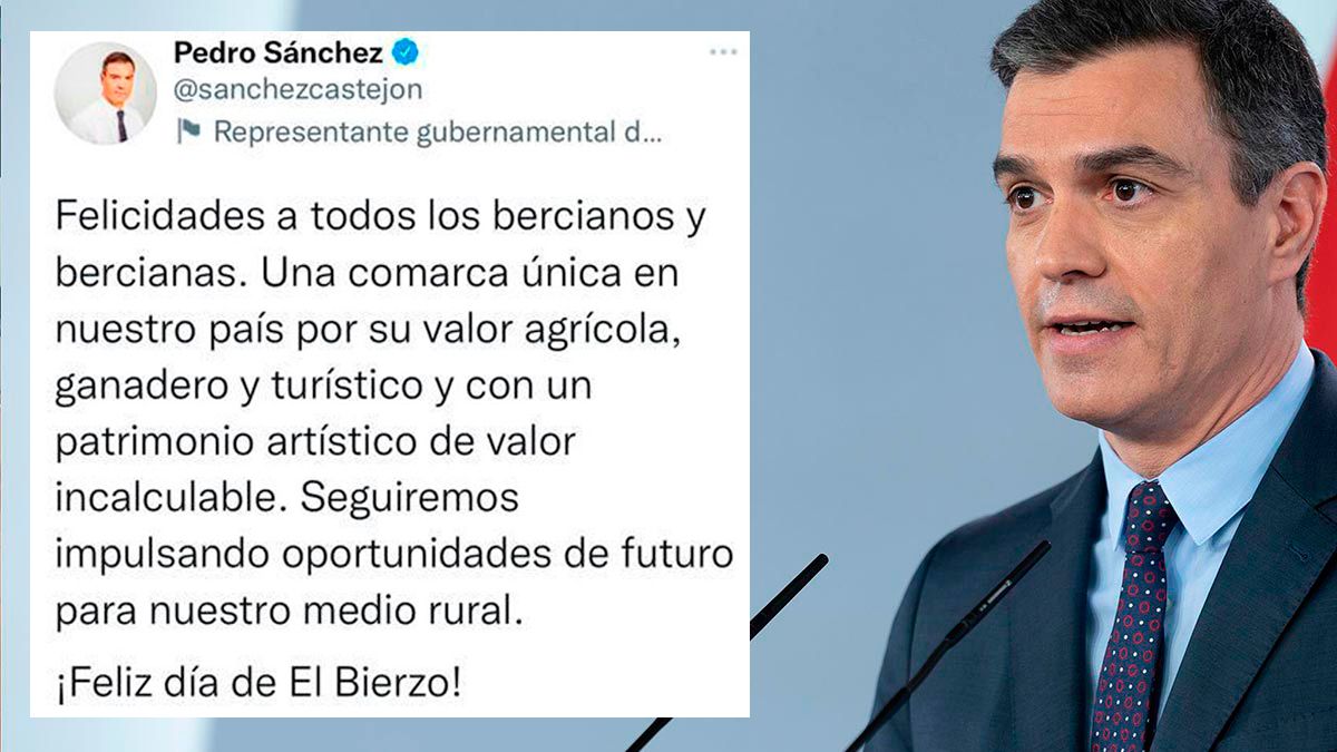 Mensaje escrito por Pedro Sánchez.