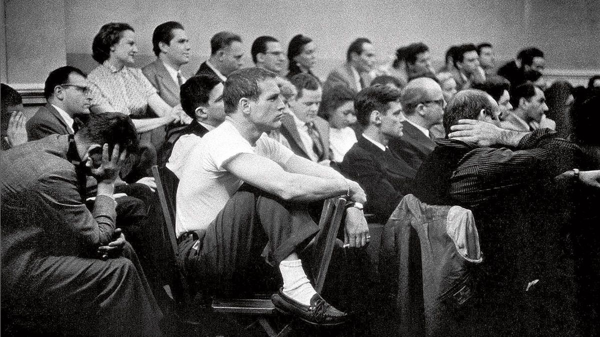 Paul Newman en el Actors Studio (1955). | EVE ARNOLD