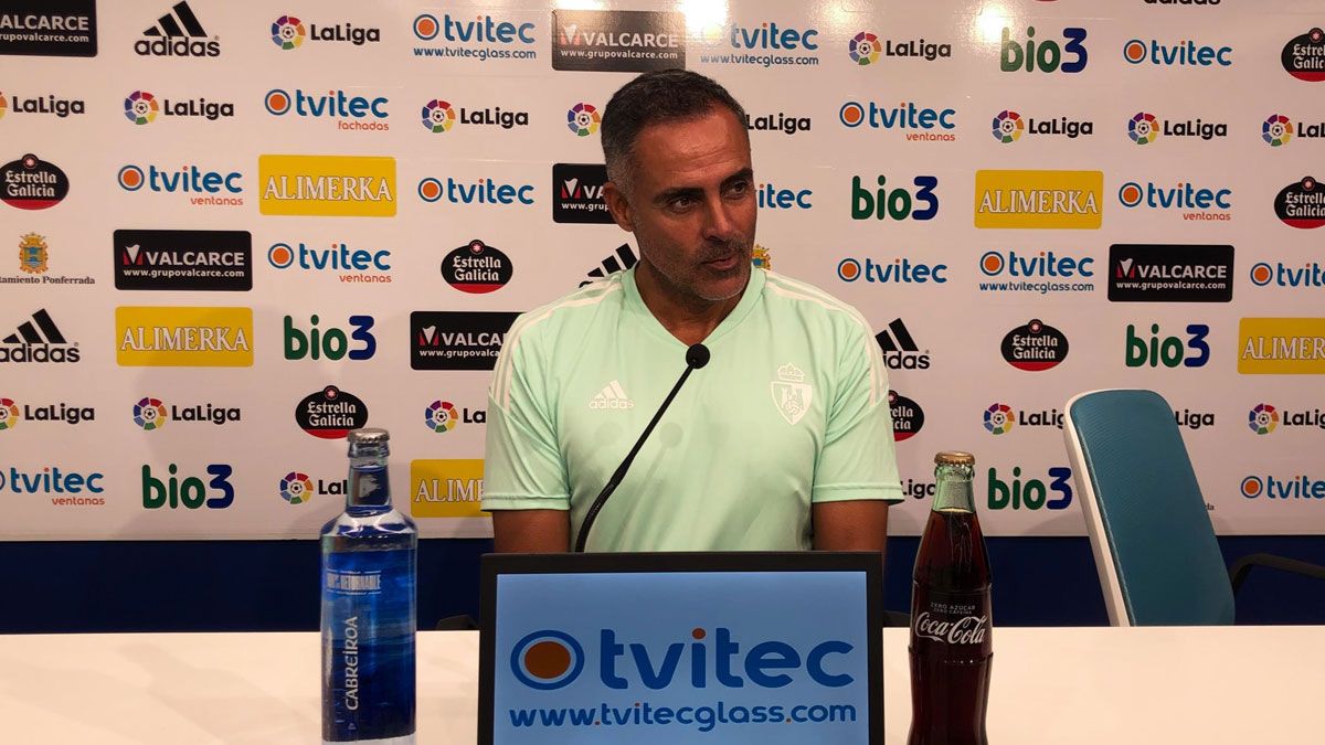 José Gomes durante la rueda de prensa previa al encuentro contra el Albacete. | SDP