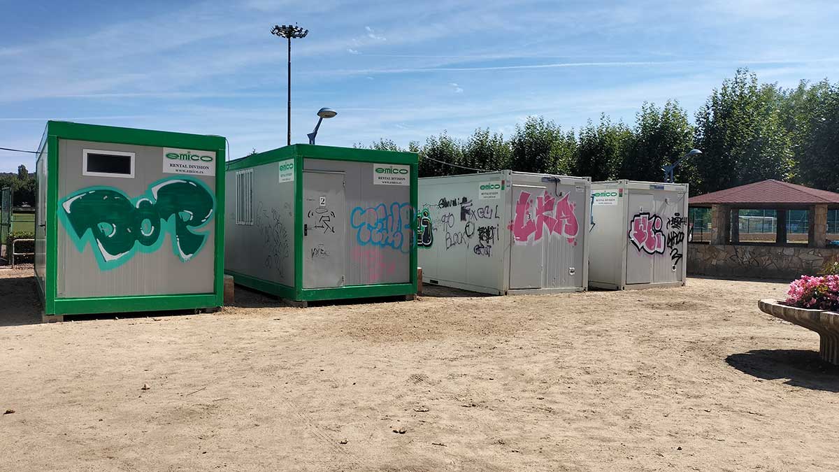 Estado de las obras en las instalaciones deportivas. | L.N.C.