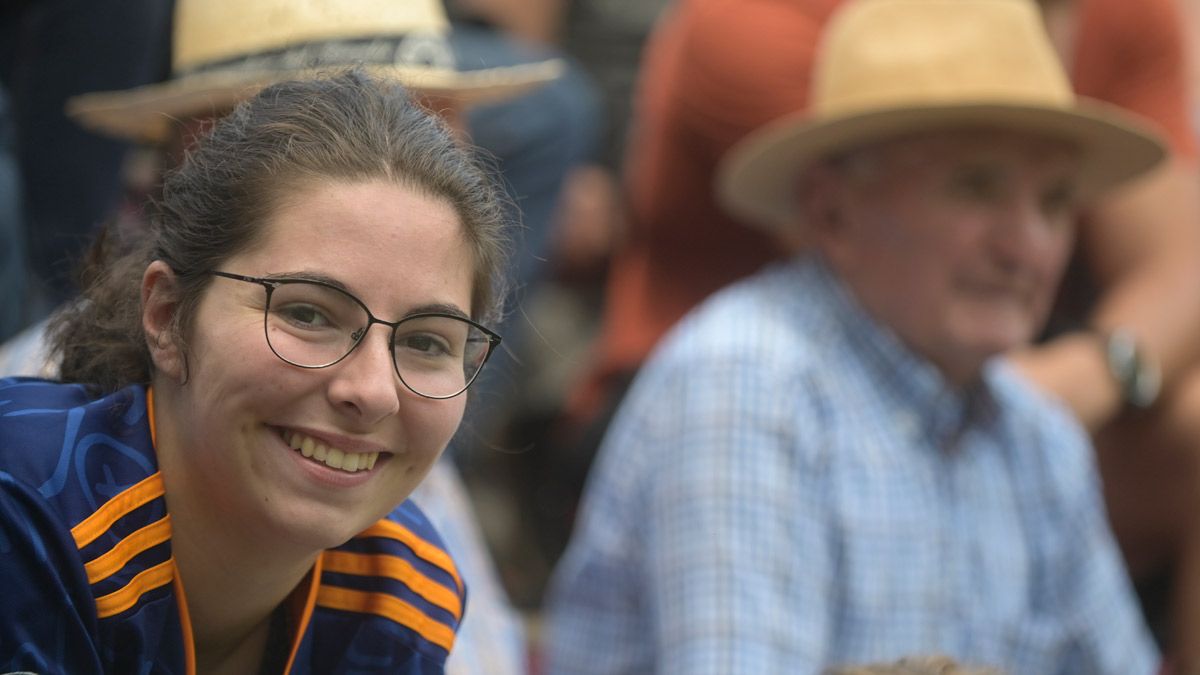 Lucía López feliz con poder ‘ejercer’ de quinta en Prioro a lo largo del año. | L.N.C.