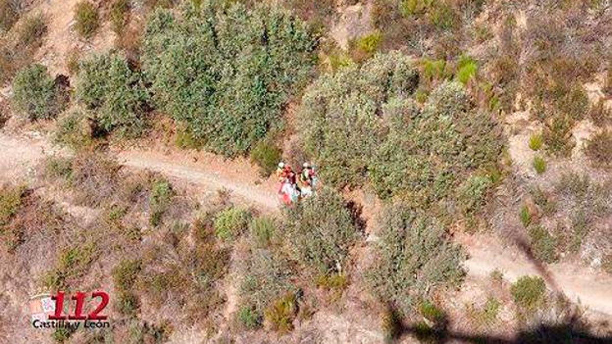 Zona en la que fue rescatado el hombre. | JCYL Zona en la que fue rescatado el hombre. | JCYL