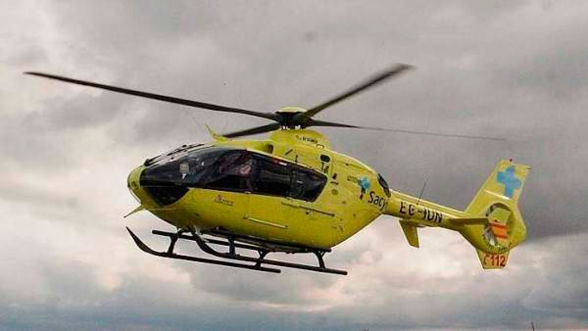 Una de las heridas tuvo que ser evacuada en helicóptero a León.