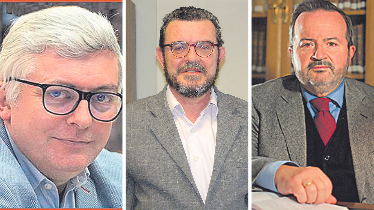 Francisco Javier Escudero Buendía, Germán Barreiro González y Javier Huerta Calvo. | L.N.C.